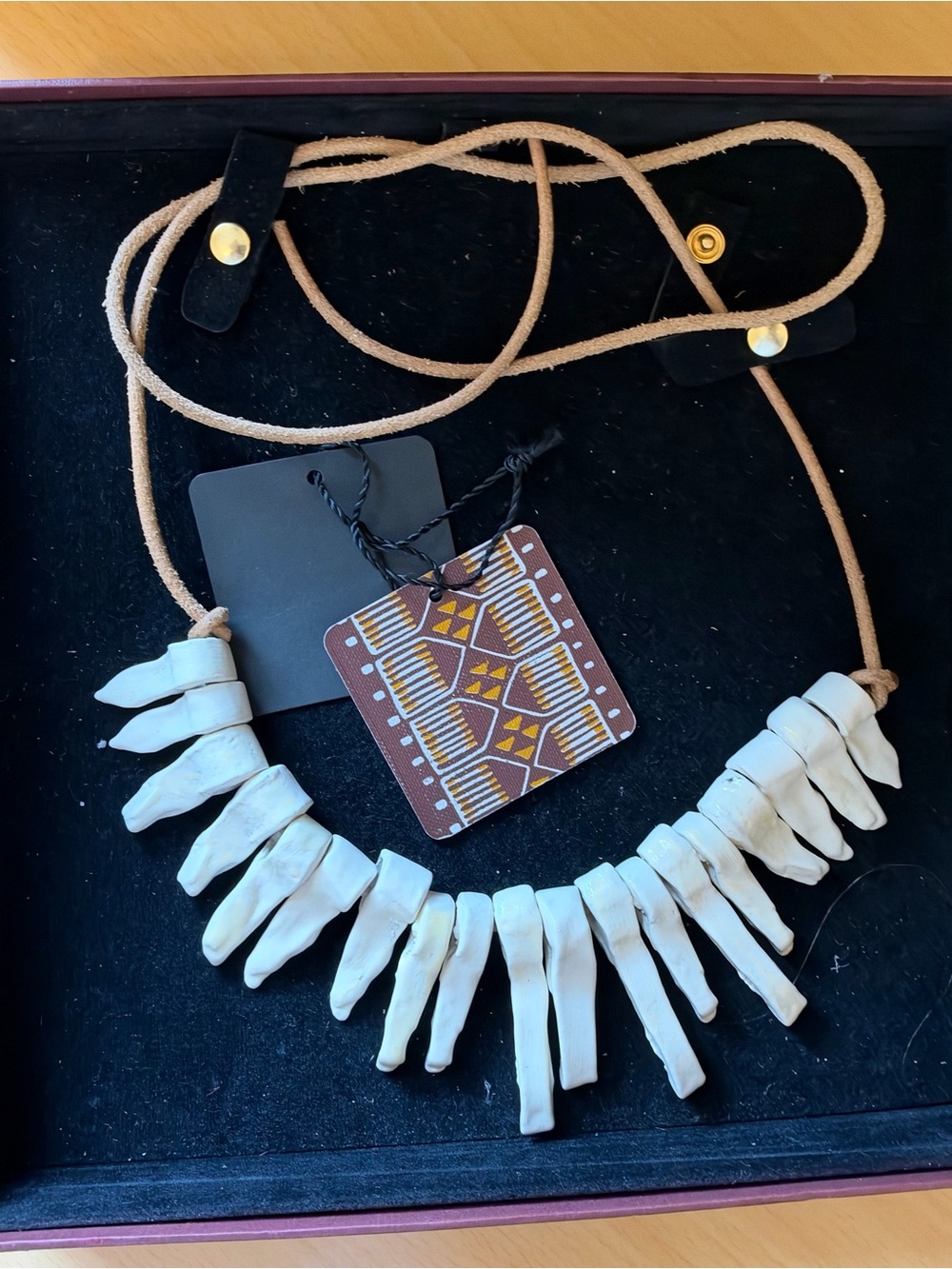 Valentino Limited Collection Teeth Design Necklace